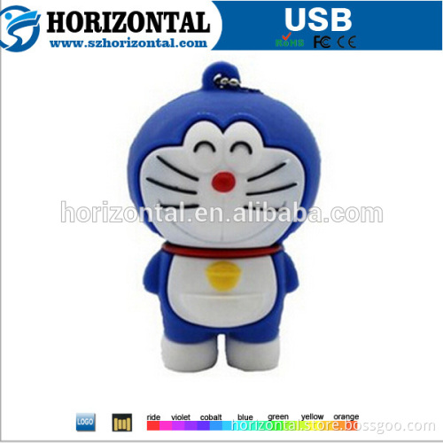 Promotional gift Special cartoon character usb flash drive, cat usb flash drive
